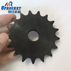 Industrial Plate Wheel Chain Sprocket 40A17T Black Color 45C Material